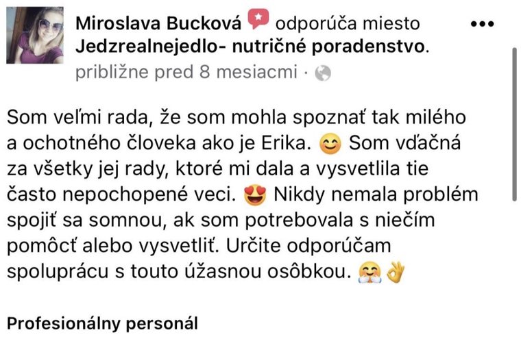 Recenzia klienta