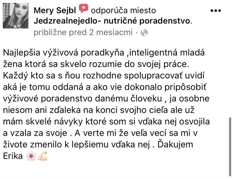 Recenzia klienta
