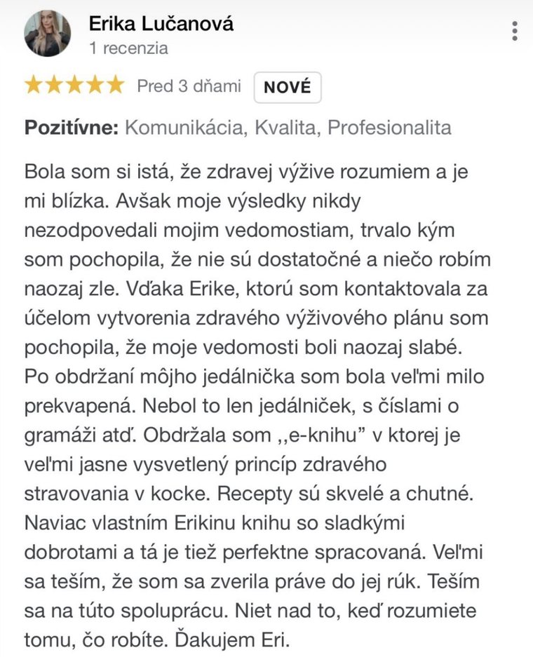 Recenzia klienta