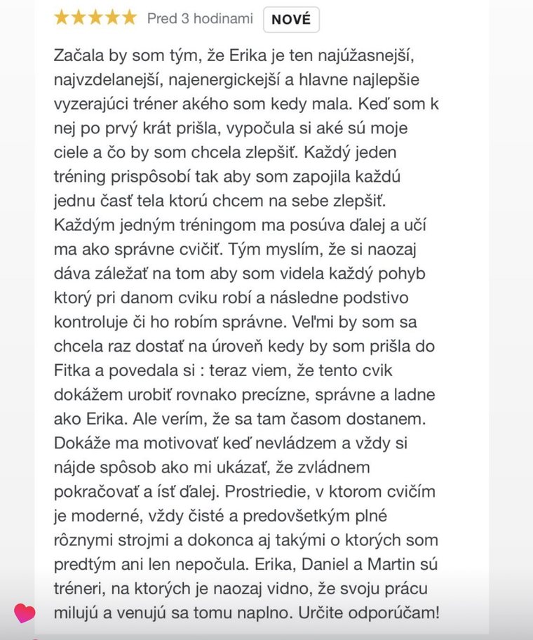 Recenzia klienta