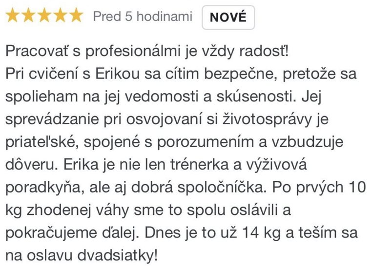 Recenzia klienta