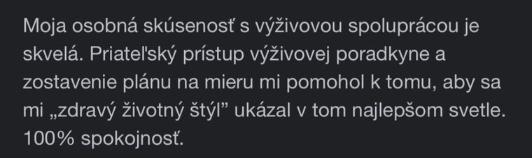 Recenzia klienta