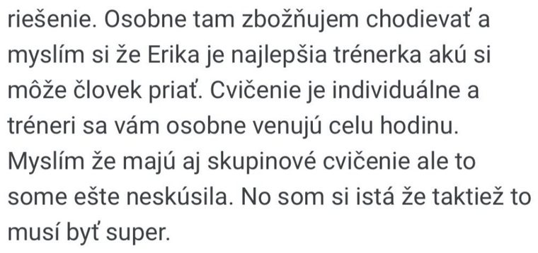 Recenzia klienta