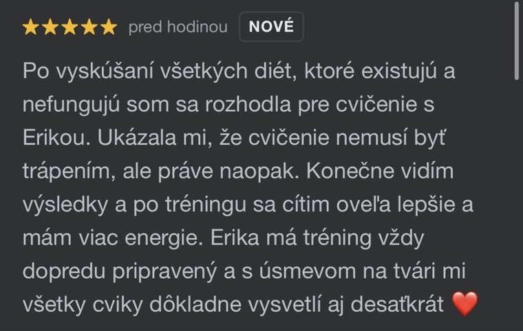Recenzia klienta