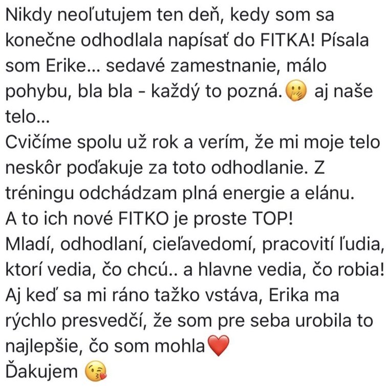 Recenzia klienta