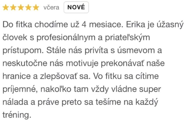 Recenzia klienta